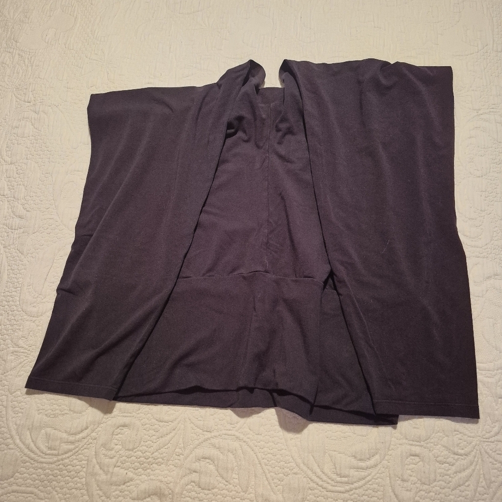 Quince women's XL black bamboo jersey maternity & postpartum lounge pants VGUC - Picture 5 of 8